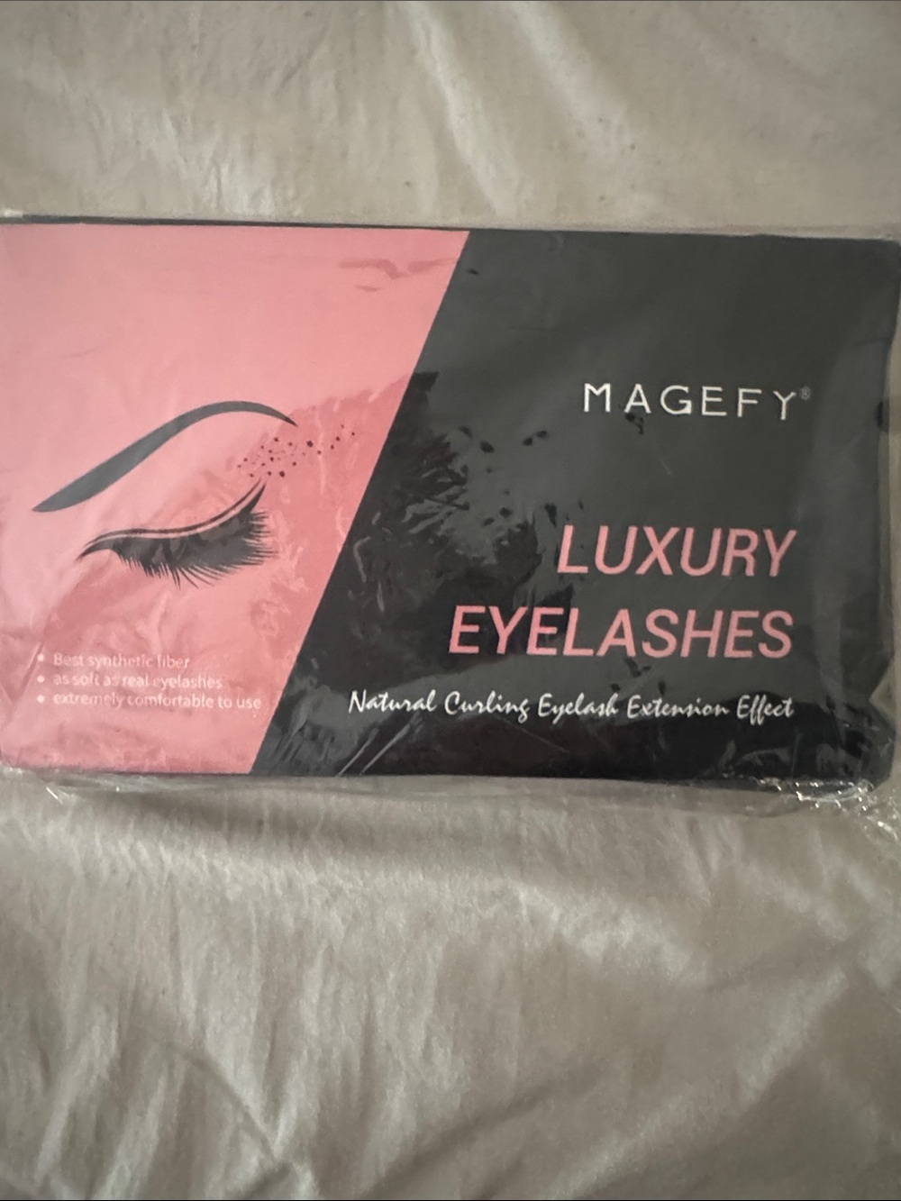 Luxury Eyelashes - Pink and Black Packaging